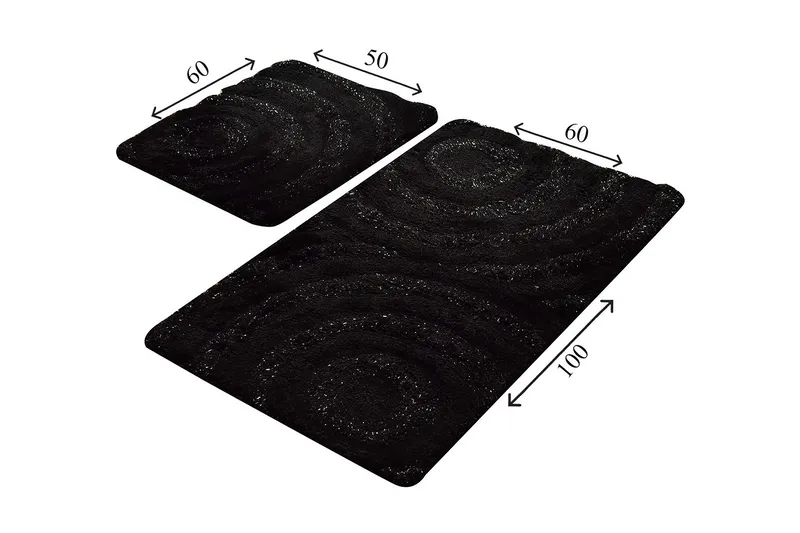 Chilai Home Badmatta Set om 2 - Multi - Textilier & mattor - Mattor - Badrumsmattor