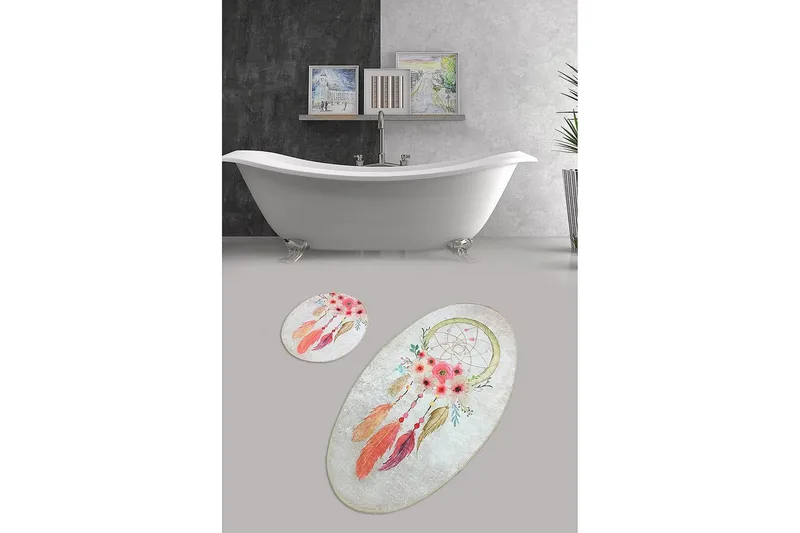 Chilai Home Badmatta Set om 2 - Multi - Textilier & mattor - Mattor - Badrumsmattor