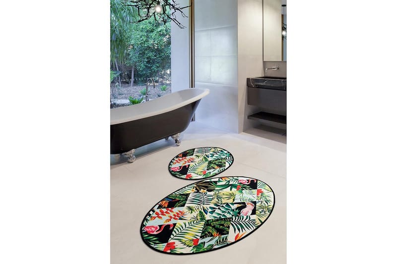 Chilai Home Badmatta Set om 2 - Multi - Textilier & mattor - Mattor - Badrumsmattor