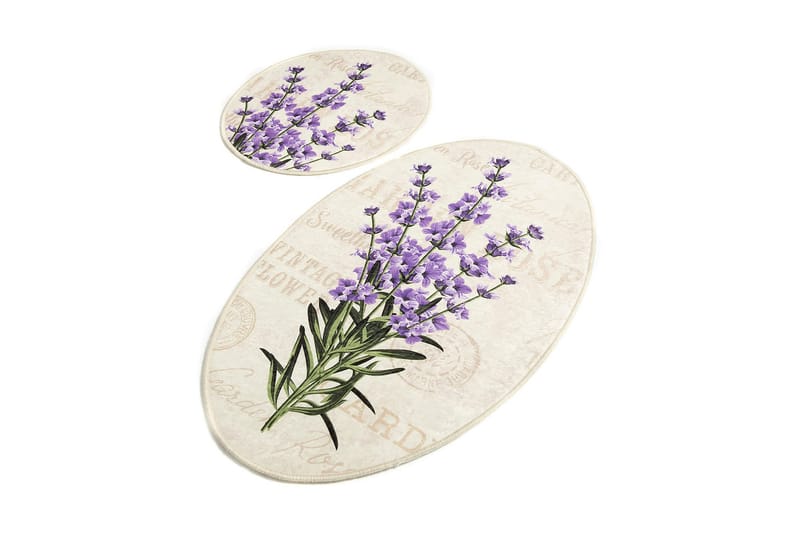 Chilai Home Badmatta Set om 2, Multi