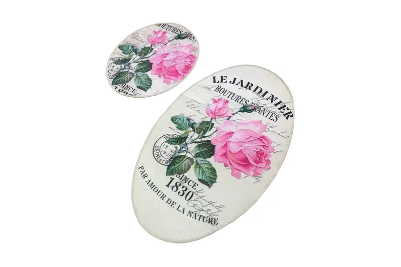 Chilai Home Badmatta Set om 2 - Multi - Textilier & mattor - Mattor - Badrumsmattor