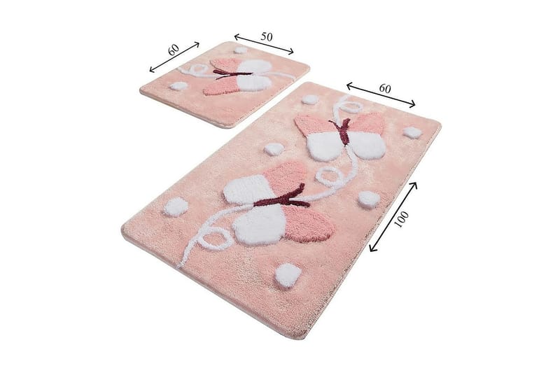 Chilai Home Badmatta Set om 2 - Multi - Textilier & mattor - Mattor - Badrumsmattor