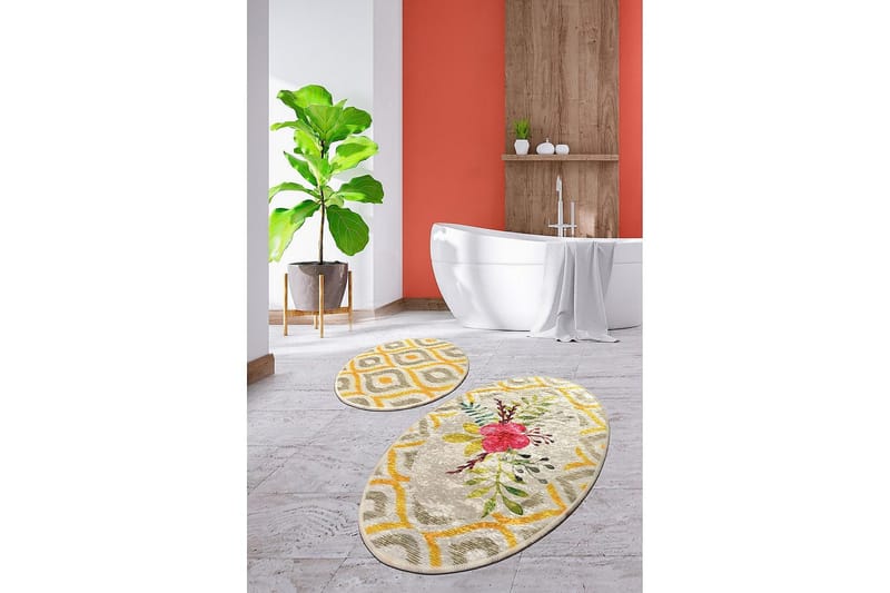 Chilai Home Badmatta Set om 2 - Multi - Textilier & mattor - Mattor - Badrumsmattor