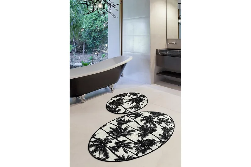 Chilai Home Badmatta Set om 2 - Multi - Textilier & mattor - Mattor - Badrumsmattor