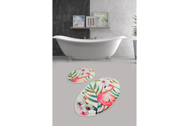 Chilai Home Badmatta Set om 2 - Multi - Textilier & mattor - Mattor - Badrumsmattor