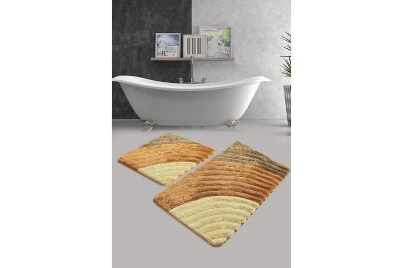 Chilai Home Badmatta Set om 2 - Multi - Textilier & mattor - Mattor - Badrumsmattor
