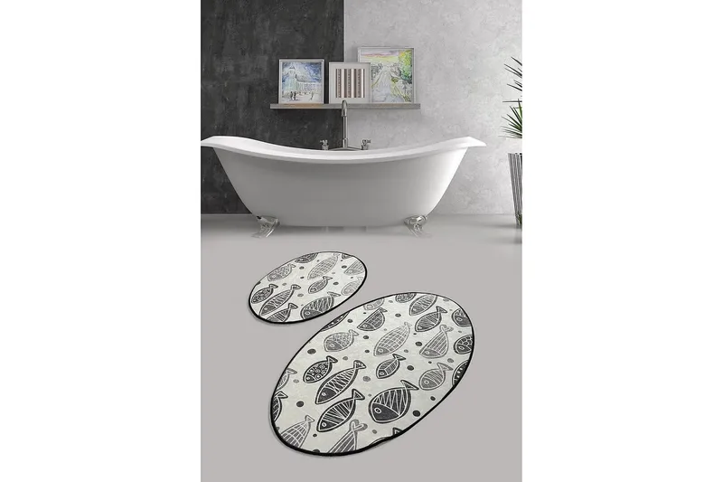 Chilai Home Badmatta Set om 2 - Multi - Textilier & mattor - Mattor - Badrumsmattor