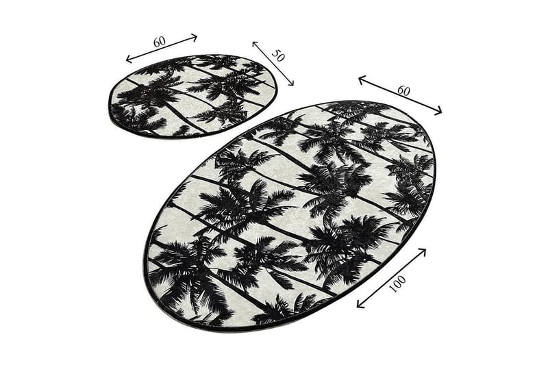 Chilai Home Badmatta Set om 2 - Multi - Textilier & mattor - Mattor - Badrumsmattor