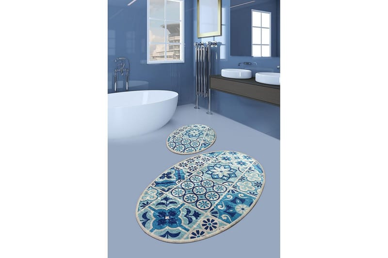 Chilai Home Badmatta Set om 2 - Multi - Textilier & mattor - Mattor - Badrumsmattor