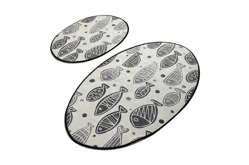 Chilai Home Badmatta Set om 2, Multi