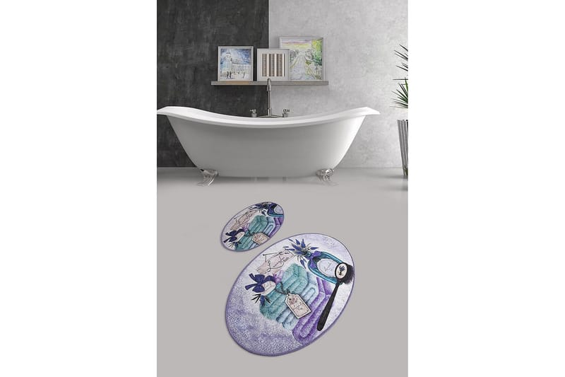 Chilai Home Badmatta Set om 2 - Multi - Textilier & mattor - Mattor - Badrumsmattor