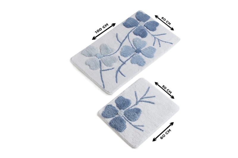 Chilai Home Badmatta Set om 2 - Multi - Textilier & mattor - Mattor - Badrumsmattor