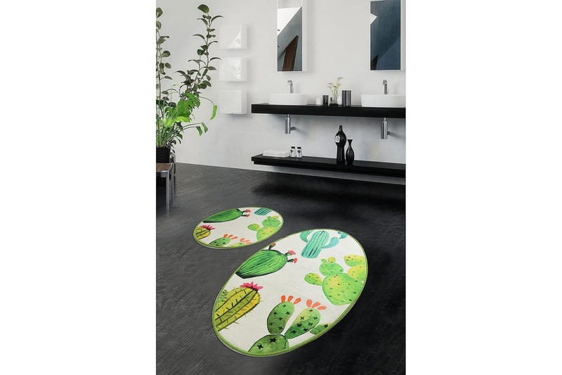 Chilai Home Badmatta Set om 2 - Multi - Textilier & mattor - Mattor - Badrumsmattor