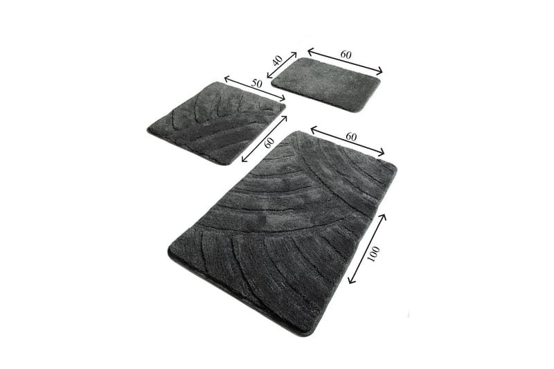 CHILAI HOME Badmatta Set om 3 Multi - Textilier & mattor - Mattor - Badrumsmattor
