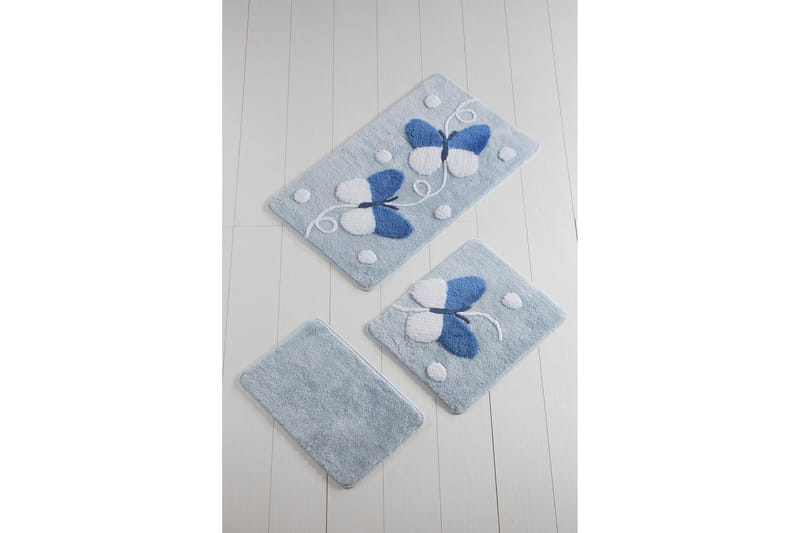 CHILAI HOME Badmatta Set om 3 Multi - Textilier & mattor - Mattor - Badrumsmattor