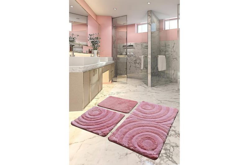 Chilai Home by Alessia Badmatta Set om 3 - Multi - Textilier & mattor - Mattor - Badrumsmattor