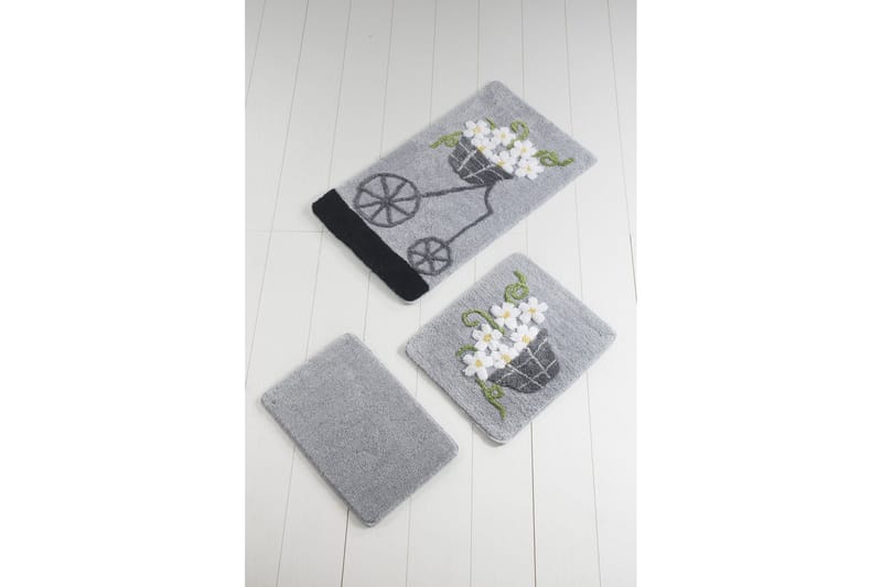 CHILAI HOME BY ALESSIA Badmatta Set om 3 Multi - Textilier & mattor - Mattor - Badrumsmattor