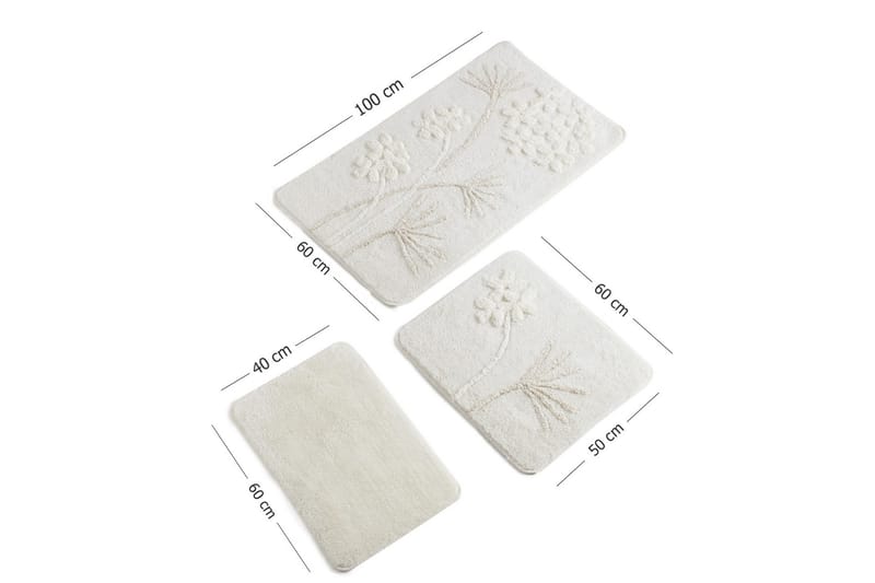 CHILAI HOME BY ALESSIA Badmatta Set om 3 Multi - Textilier & mattor - Mattor - Badrumsmattor