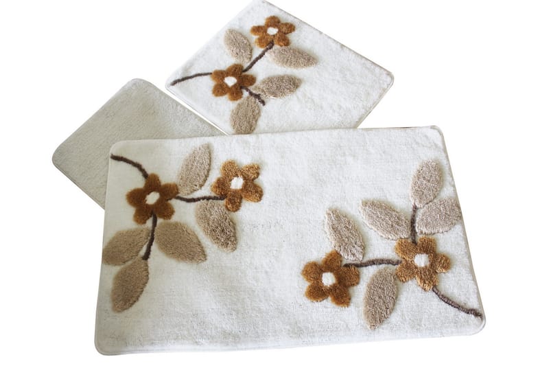 Chilai Home by Alessia Badmatta Set om 3 - Multi - Textilier & mattor - Mattor - Badrumsmattor