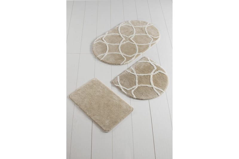 Chilai Home by Alessia Badmatta Set om 3 - Multi - Textilier & mattor - Mattor - Badrumsmattor