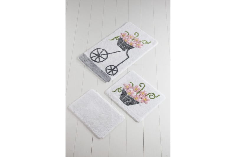 Chilai Home by Alessia Badmatta Set om 3 - Multi - Textilier & mattor - Mattor - Badrumsmattor