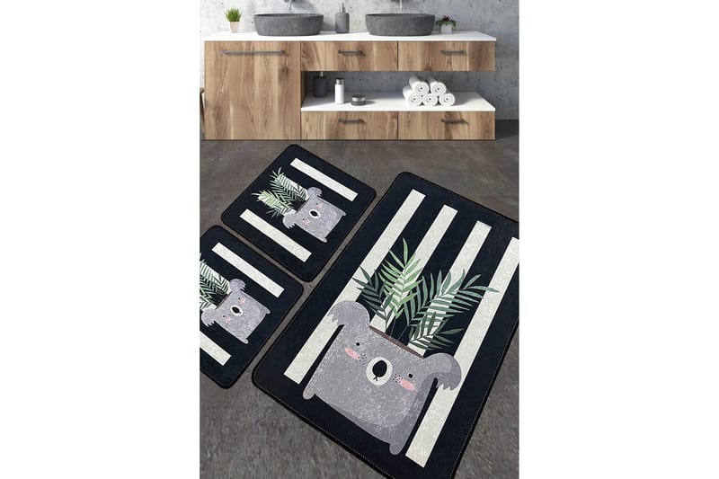 Jang Badrumsmatta 60x100 cm Rektangulär, Flerfärgad