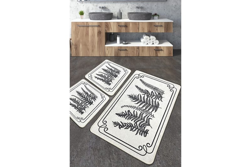 Kashiwa Badrumsmatta 60x100 cm Rektangulär, Flerfärgad