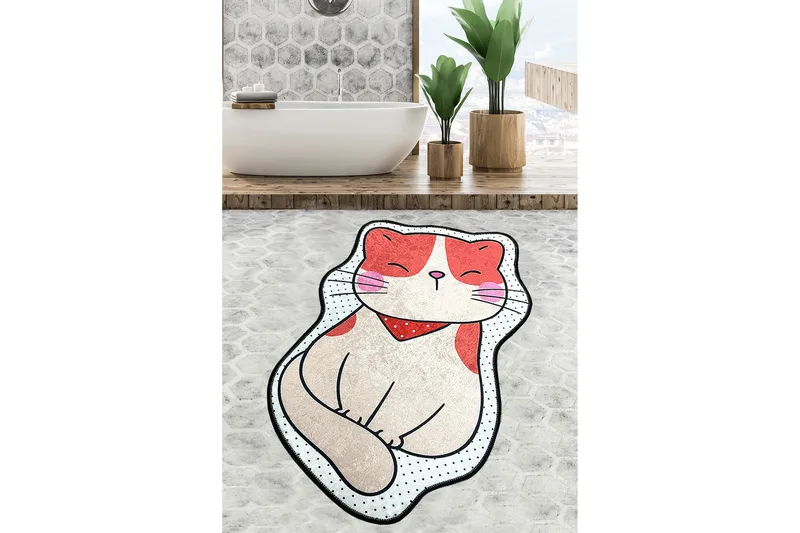 Naviya Badrumsmatta 60x90 cm Rektangulär, Flerfärgad