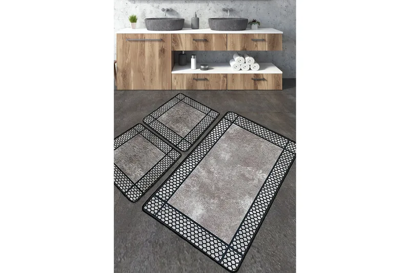 Navjat Badrumsmatta 60x100 cm Rektangulär, Flerfärgad