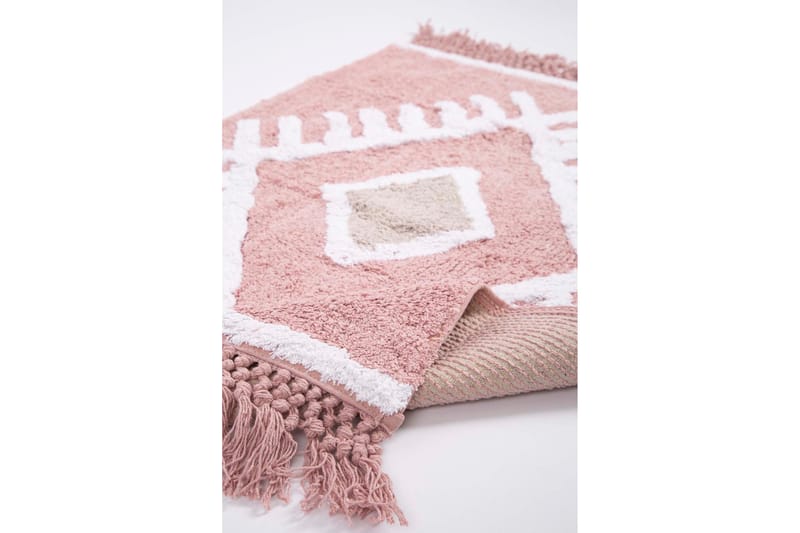 Nekki Badrumsmatta 60x90 cm Rektangulär Rosa -   - Badrumsmattor