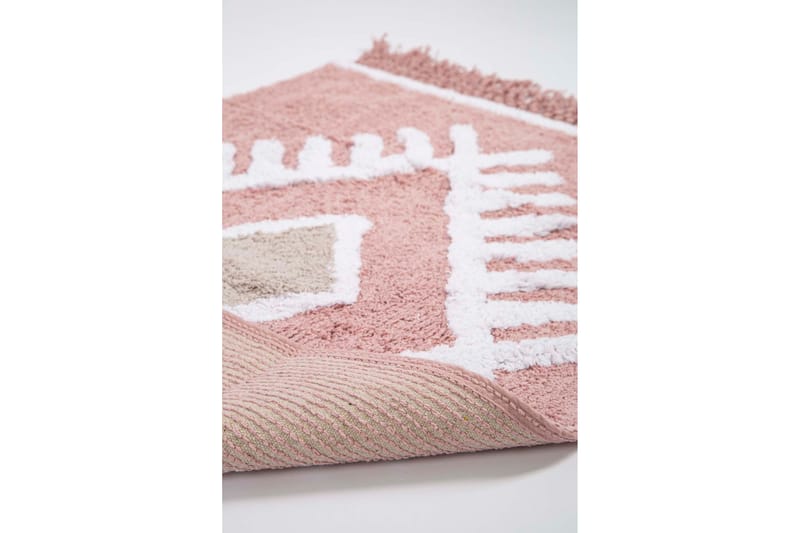 Nekki Badrumsmatta 60x90 cm Rektangulär Rosa -   - Badrumsmattor
