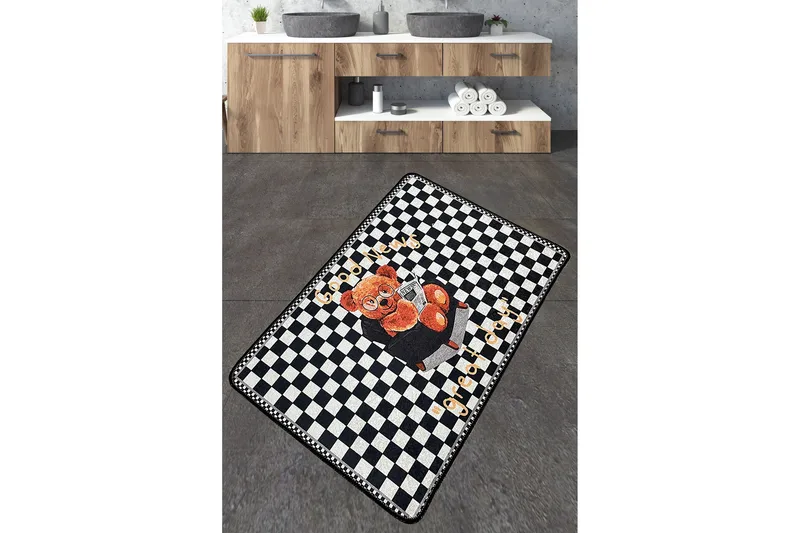 Nibha Badrumsmatta 70x120 cm Rektangulär, Flerfärgad