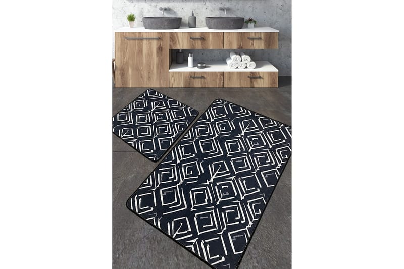 Nicharon Badrumsmatta 60x100 cm Rektangulär, Flerfärgad