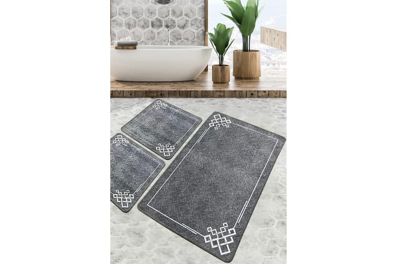 Nihal Badrumsmatta 60x100 cm Rektangulär, Flerfärgad