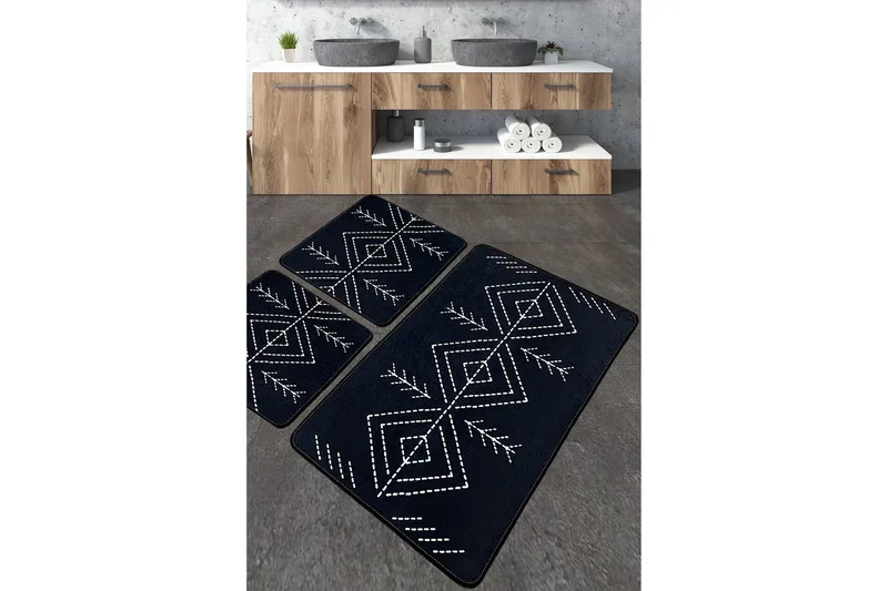 Nijam Badrumsmatta 60x100 cm Rektangulär, Flerfärgad