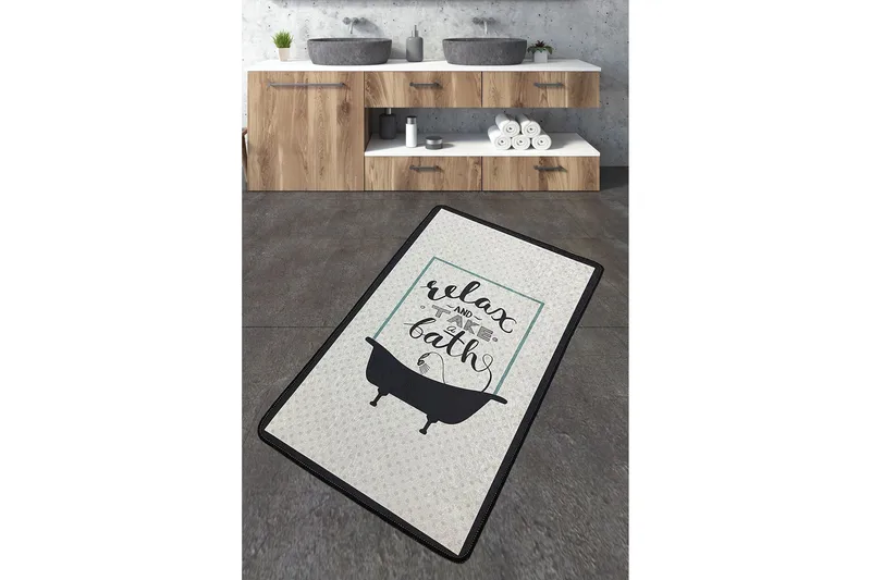 Nikhat Badrumsmatta 70x120 cm Rektangulär, Flerfärgad