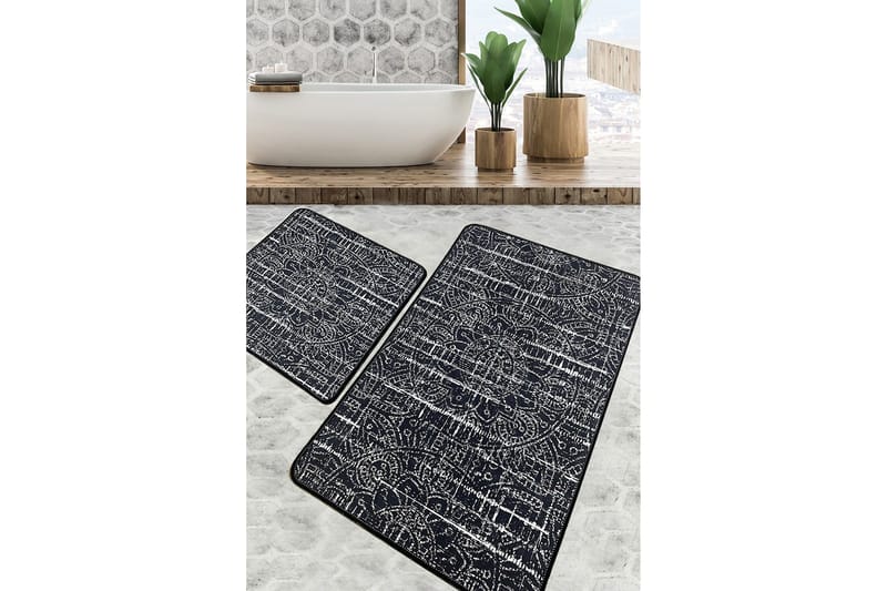 Nikkam Badrumsmatta 60x100 cm Rektangulär, Flerfärgad