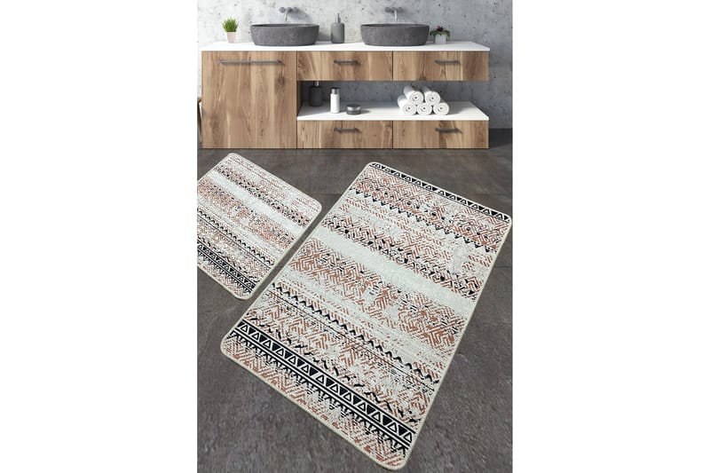 Nilofer Badrumsmatta 60x100 cm Rektangulär, Flerfärgad