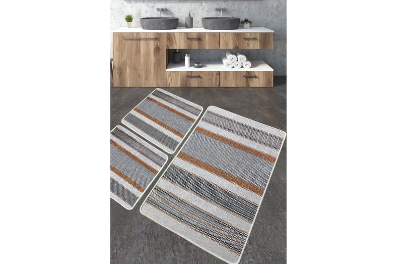 Nimbolkar Badrumsmatta 60x100 cm Rektangulär, Flerfärgad