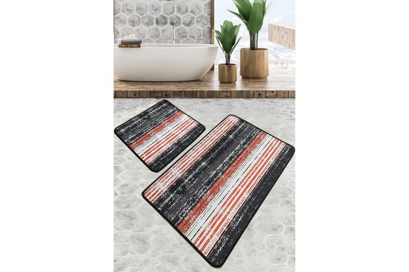 Ninama Badrumsmatta 60x100 cm Rektangulär, Flerfärgad