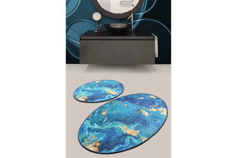 Niyanna Badrumsmatta 2-pack - Flerfärgad - Textilier & mattor - Mattor - Badrumsmattor