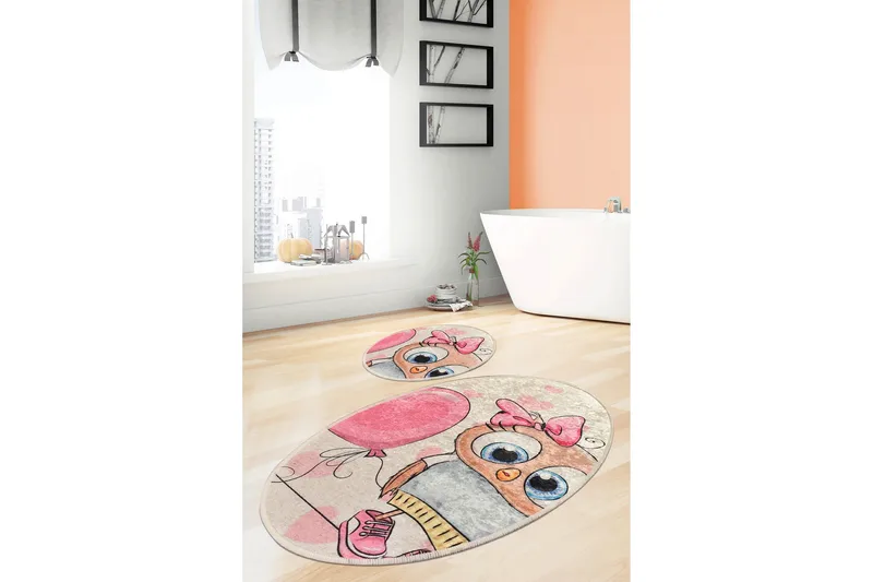 Niyanna Badrumsmatta 2-pack - Flerfärgad - Textilier & mattor - Mattor - Badrumsmattor