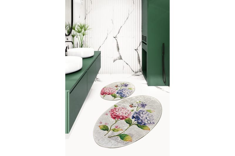 Niyanna Badrumsmatta 2-pack - Flerfärgad - Textilier & mattor - Mattor - Badrumsmattor