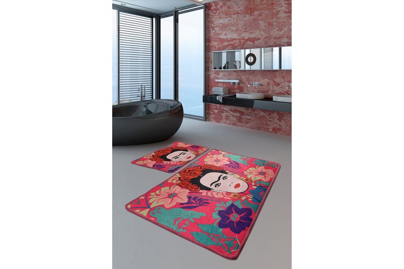 Niyanna Badrumsmatta 2-pack - Flerfärgad - Textilier & mattor - Mattor - Badrumsmattor