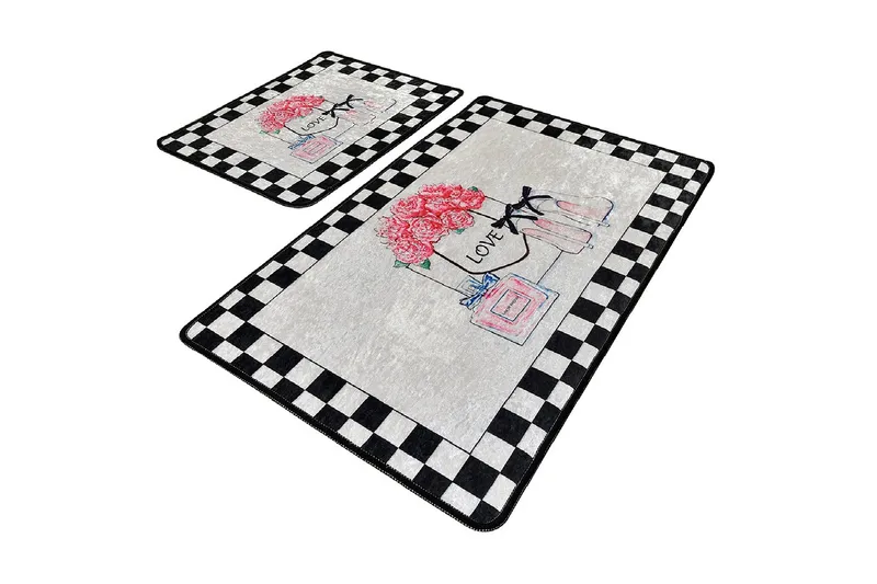 Niyanna Badrumsmatta 2-pack, Flerfärgad