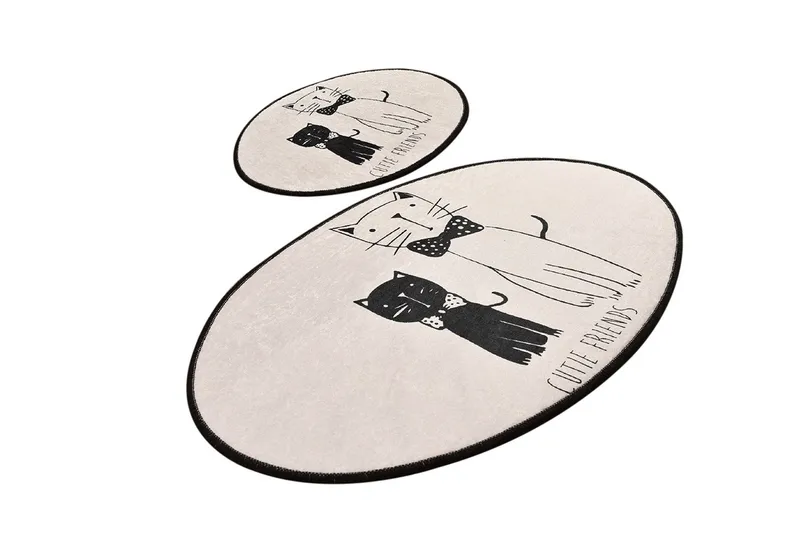 Niyanna Badrumsmatta 2-pack - Flerfärgad - Textilier & mattor - Mattor - Badrumsmattor