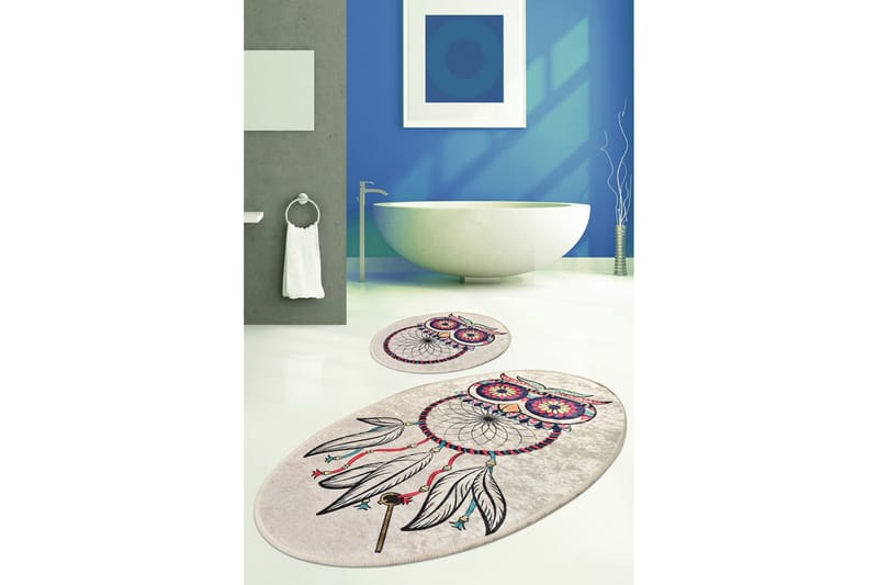 Niyanna Badrumsmatta 2-pack - Flerfärgad - Textilier & mattor - Mattor - Badrumsmattor