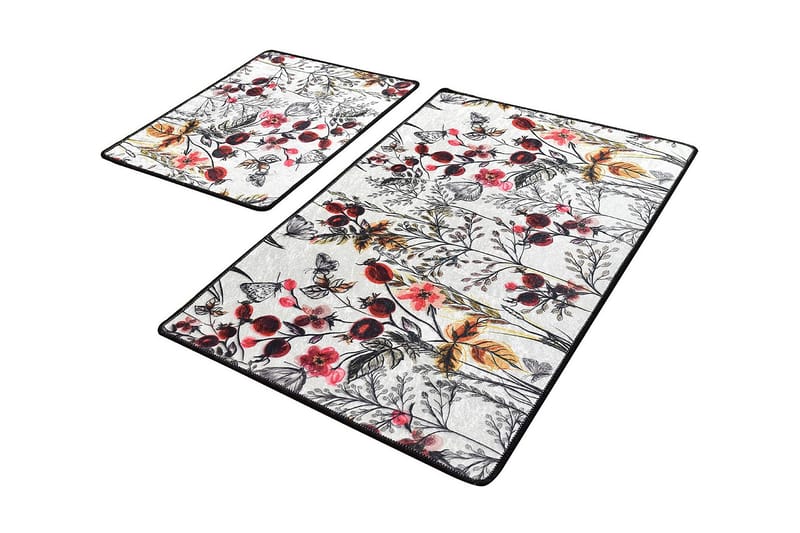 Niyanna Badrumsmatta 2-pack - Flerfärgad - Textilier & mattor - Mattor - Badrumsmattor