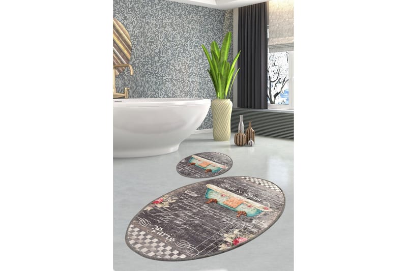Niyanna Badrumsmatta 2-pack - Flerfärgad - Textilier & mattor - Mattor - Badrumsmattor