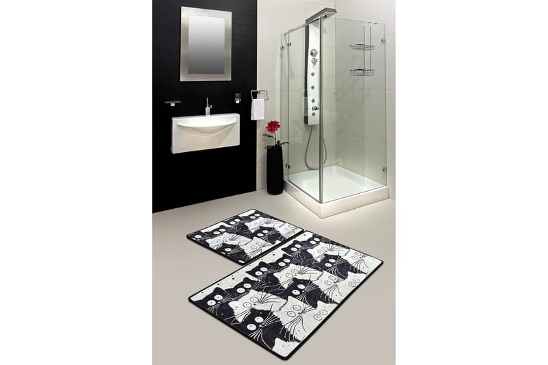 Niyanna Badrumsmatta 2-pack - Flerfärgad - Textilier & mattor - Mattor - Badrumsmattor